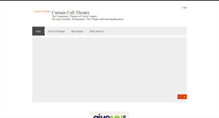 Desktop Screenshot of curtaincalltheatre.net