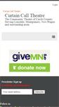 Mobile Screenshot of curtaincalltheatre.net